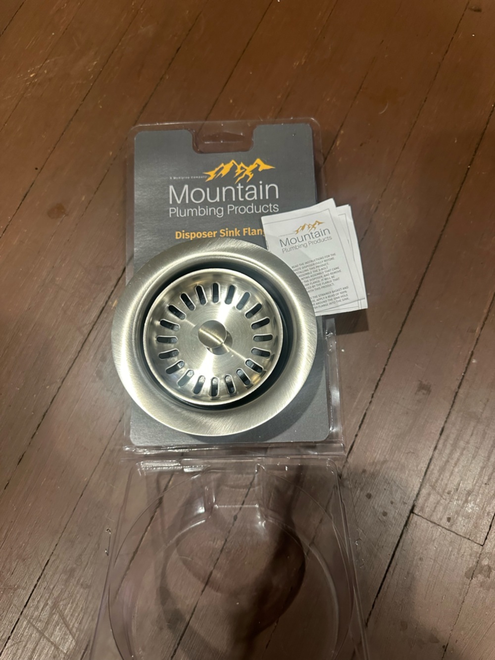 Mountain Plumbing Stainless Steel Disposer Sink Flange